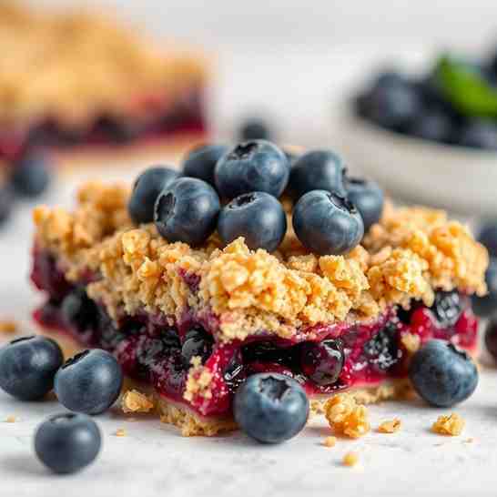 Arctic Blueberry Crumble Dessert